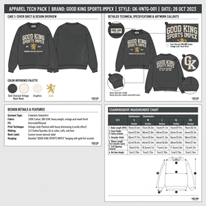 <b>Mens</b> Winter Heavyweight Crewneck Sweatshirt Embroidered Front Logo Custom Made Cotton Fleece <b>Pullover</b> Regular Fit Streetwear - Product Image 5