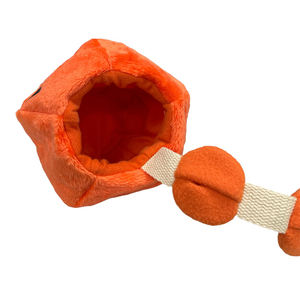 Juguete para Perros Personalizado Estilo Halloween, Peluche Interactivo de Calabaza para Masticar y Jugar a Esconder, Diseño de Murciélago para Perros - Product Image 3