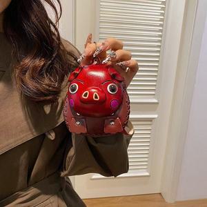 New Niche Women's Fashion Vintage Cute Little Pig Crossbody Bag Pendant Summer Daily Life Travel - Product Image 1