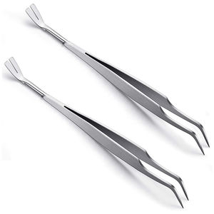 Customized Premium High Quality <b>Precision</b> Double Sided Pointed Tweezers Stainless Steel Eyebrow <b>Tool</b> Luxury Lightweight Custom - Product Image 6