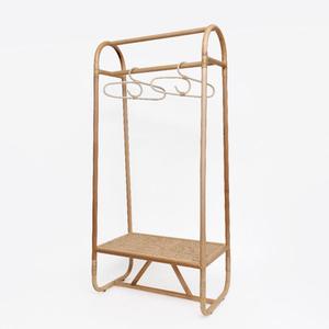 Organisateur de placard pour suspendre les vêtements, séchoir à linge en rotin, portemanteau artisanal pour vêtements - Product Image 1