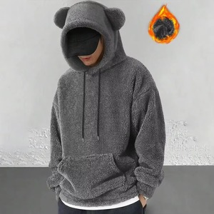 Sudaderas con Capucha Unisex de Invierno, Personalizadas, de Alta Calidad, con Forro Polar Antipilling, Logotipo Bordado, Suministro OEM ODM - Product Image 1