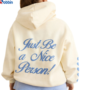 Sudadera con Capucha Personalizada con Logotipo Bordado, Diseño de Puntos Azules, Estilo Holgado, Ultra Suave, Cómoda, Gruesa, con Hombros Caídos, para Invierno - Product Image 6