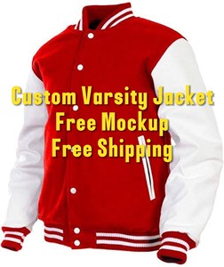 Fabricant de vestes universitaires, veste pull universitaire personnalisée, maillot de football pour hommes, veste de baseball vierge pour hommes en gros - Product Image 2
