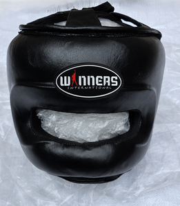 Casque de boxe en cuir respirant, réglable, personnalisable, unisexe, pour MMA, Muay Thai, Sparring, sérigraphie - Product Image 1