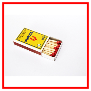 Allumettes de sécurité pour la cuisine avec impression, 100 bâtonnets dans une boîte d'allumettes de taille 71x53x25mm, allumettes en bois solides pour la cuisine et l'usage quotidien - Product Image 4