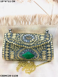Bolso de Mano de Lujo para Mujer, con Cadenas de Perlas y Diamantes, Cristal, para Fiestas de Verano, Bodas, con Bolsillo para Celular - Product Image 5