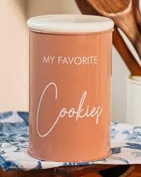 Elegant Metal Cookies Cakes <b>Storage</b> Canister with Wooden Lid - Product Image 3