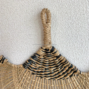 พัดหญ้าทะเลแบบดั้งเดิมสำหรับบ้านพัดหญ้าทะเลทำด้วยมือคุณภาพสูงพัดทอมือธรรมชาติสำหรับฤดูร้อน100% ทอมือธรรมชาติ - Product Image 4