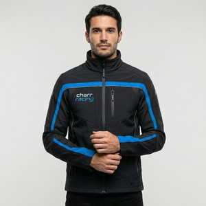 Chaqueta de motocicleta softshell para todo clima, con forro térmico, diseñada para aplicaciones de mensajería y turismo. - Product Image 2