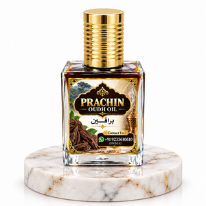Huiles Aloura Luxe Huile de PRACHIN OUDH - Naturelle Biologique 100% Pure Distillée à la Vapeur Bouteille Carrée Parfum Terrestre pour Tous Types de Peau - Product Image 2