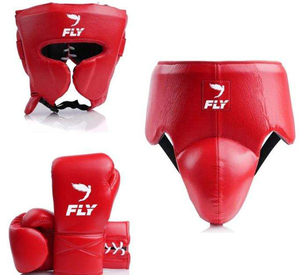 Ensemble de boxe et de sparring en cuir véritable confortable, de qualité supérieure, léger, professionnel, kit de boxe et de kickboxing - Product Image 1