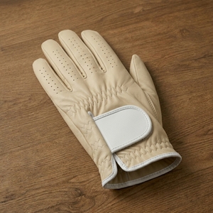 Guante de Golf de Piel Cabretta OEM para Mano Izquierda, con Marcador de Pelota Extraíble, Transpirable, Agarre Suave, Logotipo Personalizado, Marca Privada - Product Image 1