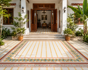 CTS C102.5(4-8) Azulejos de Cerámica Modernos para Interiores de Villas ACCENTS Antideslizantes de 16 mm de Grosor, Acabado Mate para Pared y Suelo 200x200, Garantía de 5 Años - Product Image 3