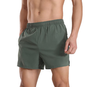 Pantalones Cortos Deportivos para Hombre, de 3 Pulgadas, con Bolsillos Laterales con Cremallera, Bolsillos en la Cintura, Secado Rápido, Cómodos, Sólidos, para Gimnasio, Fitness, Running, Culturismo - Product Image 1