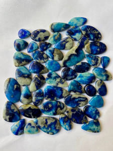 Piedra preciosa suelta afgana Natural de grado AAA, cabujones azules de alta calidad, 20-40mm, fabricación de joyas ARHAN GEMS - Product Image 1