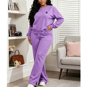 Trendy Women Sweatsuit Cozy Matching Clothing Set For Everyday Casual Style Weekend Wear And Comfortable Living - Product Image 6