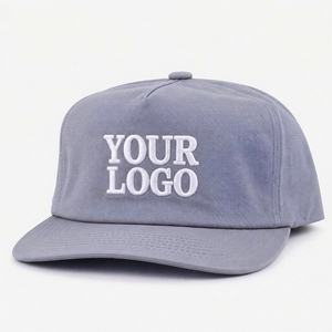 Casquette de baseball personnalisée OEM ODM à 5 panneaux, 100 % coton sergé, respirante, imperméable, sans couture, unisexe, réglable, quatre tailles - Product Image 3