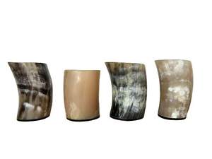 Verre à boire en corne de buffle, tasse viking, verre artisanal, accessoires écologiques pour boissons - Product Image 3