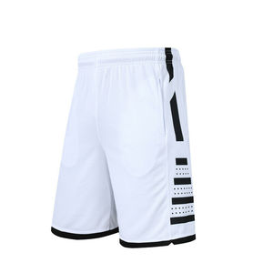 กางเกงบาสเก็ตบอลแบบใหม่ OEM ระบายอากาศได้ดี มีเชือกผูก ปรับแต่งลายพิมพ์แบบ Sublimation แห้งเร็ว ผลิตจากโพลีเอสเตอร์ สำหรับออกกำลังกาย - Product Image 2