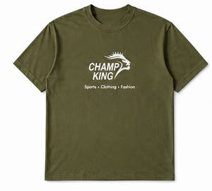 Champ King Camiseta de manga corta para hombre, corte regular, informal - Product Image 1