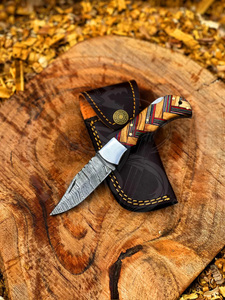 Navaja Plegable Multifunción con Mango de Madera, Grabado Personalizado, Herramienta de Supervivencia para Camping y Actividades al Aire Libre - Product Image 3