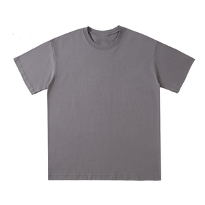 เสื้อยืดคอกลมแขนสั้นสีเหลืองอ่อนสำหรับผู้ชาย เสื้อยืดลำลองสีพื้น - Product Image 5