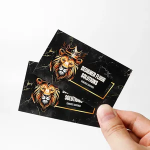 Tarjetas de Agradecimiento Empresariales con Logotipo Personalizado en Papel Dorado y Plateado, Cartulina y Papel Offset, Colores y Tamaños Personalizados - Product Image 3