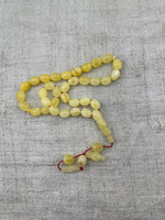Perles de prière islamiques en corne de buffle, 33 motifs personnalisés, haute qualité, polies, perles de méditation, Allah Mohammed Ramadan, chapelet, Falak