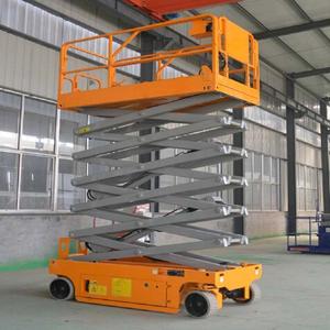 Plataforma Elevadora de Tijera Autopropulsada Diésel de Acero, 4-22m, Plataforma Antideslizante, Capacidad de 1000kg, Plataforma de Trabajo Aérea para Fachadas de Edificios - Product Image 4