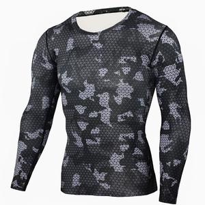 Ropa Deportiva y para Exteriores, Sublimada, Estilo Gimnasio, Material de Tela Deportiva, Camiseta de Manga Larga para Hombre, de Secado Rápido y Compresión - Product Image 6