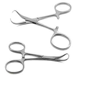 Instruments médicaux professionnels, forceps chirurgical incurvé certifié CE pour serviettes chirurgicales, à vendre - Product Image 5