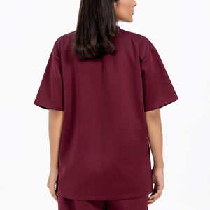 T-shirts personnalisés pour femmes, manches courtes, col rond, 100% coton, basiques, unis, prix de gros avec OEM - Product Image 5