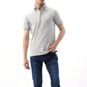 เสื้อเชิ้ตผู้ชายคุณภาพพรีเมียมขายส่ง ผ้าโพลีเอสเตอร์/คอตตอน ถักทอ ป้องกันรอยยับ ระบายอากาศได้ดี แขนสั้น ลายเรียบ น้ำหนัก 240 กรัม - Product Image 2