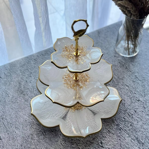 Soporte de Resina de Lujo para Tartas, Pieza Decorativa para Mesa de Comedor, Regalo de Inauguración de Casa, Decoración para el Hogar, Hotel, Resort, India - Product Image 1