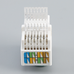 Connecteur Keystone Cat5E UTP 90 degrés sans outil RJ45 non blindé 8P8C pour câble réseau - Product Image 4