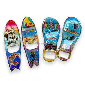 Ouvre-bouteille magnétique en métal en forme de pied avec logo personnalisé, écologique, motifs d'animaux marins - Product Image 4