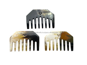 Peine de Cuerno de Búfalo Pulido de la Mejor Calidad, Ecológico, Artesanía Náutica Animal, Tayyab, Hecho en India - Product Image 4