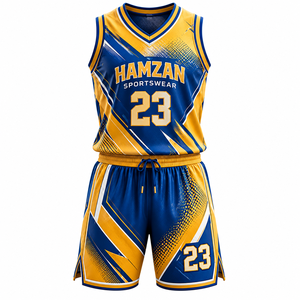 Wholesale Custom Basketball Uniforms Men Youth Personalized Team Jersey Shorts Set with Logo and Player <b>Numbers</b> - Product Image 1
