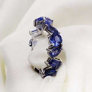 Natural Tanzanite <b>Ring</b> <b>Dainty</b> Handmade Gemstone Jewelry For Women December Birthstone Gift Everyday Wear Elegant <b>Ring</b> - Product Image 4
