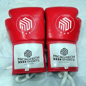 Gants de boxe en cuir de vachette haute performance SS pour hommes, à lacets, séchage rapide, respirants, avec sangle de poignet réglable, pour l'entraînement - Product Image 4