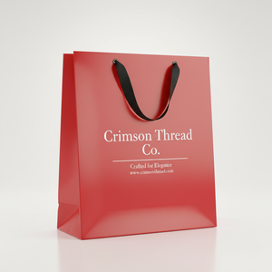 Bolsa de Compras de Papel Blanco de Lujo, Hecha a Mano, Ecológica, con Impresión Personalizada, para Supermercados, Empaque de Regalos y Marcas de Boutique - Product Image 1