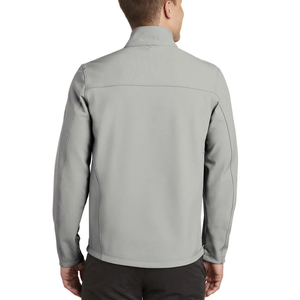 High Strength Microfleece Soft Shell <b>Jacket</b> for Adults Windproof Waterproof with Zipper <b>Long</b> Length Woven Canvas for Outdoor Use - Product Image 3