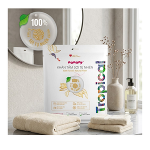 Toalla de Baño Desechable de Fibra Natural Mamamy Tropical 70gsm 1000 x 700 mm, Toalla Corporal Suave con Relieve, Precio Mayorista Vietnam OEM ODM - Product Image 4