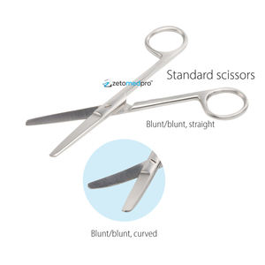 Tijeras Quirúrgicas Veterinarias para Mano Izquierda, Micro Tono, Acero Inoxidable Afilado/Inocuyo, 14.5cm para Disección de Precisión - Product Image 6