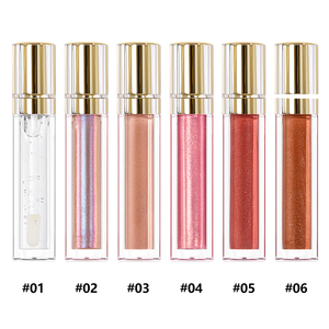 Waterproof Hydrating Shimmer Liquid Lipstick Non Sticky Vegan Formula High Shine Pearl <b>Lip</b> Gloss - Product Image 2
