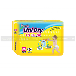 Pantalons secs pour bébé Taisun Unidry en coton, taille moyenne M22, avec protection anti-fuite 3D et absorption de surface sèche pour bébés de 6 à 11 kg - Product Image 1