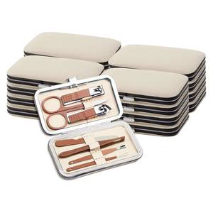 7 In 1 Nail <b>Kit</b> Stainless Steel <b>Manicure</b> Set With Case Portable Classic Style For Adult - Product Image 1
