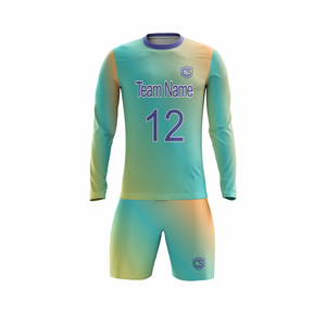 Maillots de football personnalisés à manches longues pour homme, uniformes d'équipe de football personnalisés avec logo, numéro et nom d'équipe, couleur personnalisée - Product Image 5