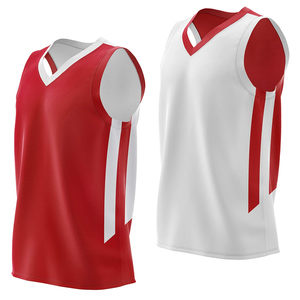 Lightweight Basketball Reversible Jersey Mesh <b>Athletic</b> Basketball Team Uniform Training Practice Sleeveless Tank top Double - Product Image 1
